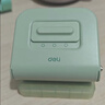 得力（deli）活页打孔器金属6孔/3孔可调节六孔打孔机小型a4活页本凭证装订机装订夹条 TA857抹茶绿 实拍图