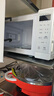 美的（Midea）变频小清新微波炉 液晶屏幕 磨砂面板 小型20L家用 匠心工艺一级能效（PM2002） 实拍图