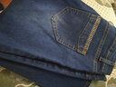 Night cat弹力高腰七分裤夏季新款牛仔裤女韩版小脚裤 深蓝色拉链款 27 实拍图
