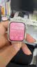 Apple/苹果/苹果WatchS11智能手表GPS款42毫米深空灰色铝金属表壳黑色运动型表带S/M-联通补贴 实拍图