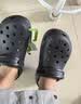 卡骆驰（crocs）经典云朵Clog女沙滩洞洞鞋凉拖鞋206750 黑色  36  实拍图