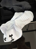 安德玛（Under Armour）袜子【3双】篮球袜羽毛球袜子运动袜男女跑步中防臭筒毛巾短棉袜 实拍图