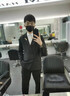 罗蒙（ROMON）纯色商务职业正装男士白衬衫工装外套长袖衬衣男CS108白色2XL 实拍图