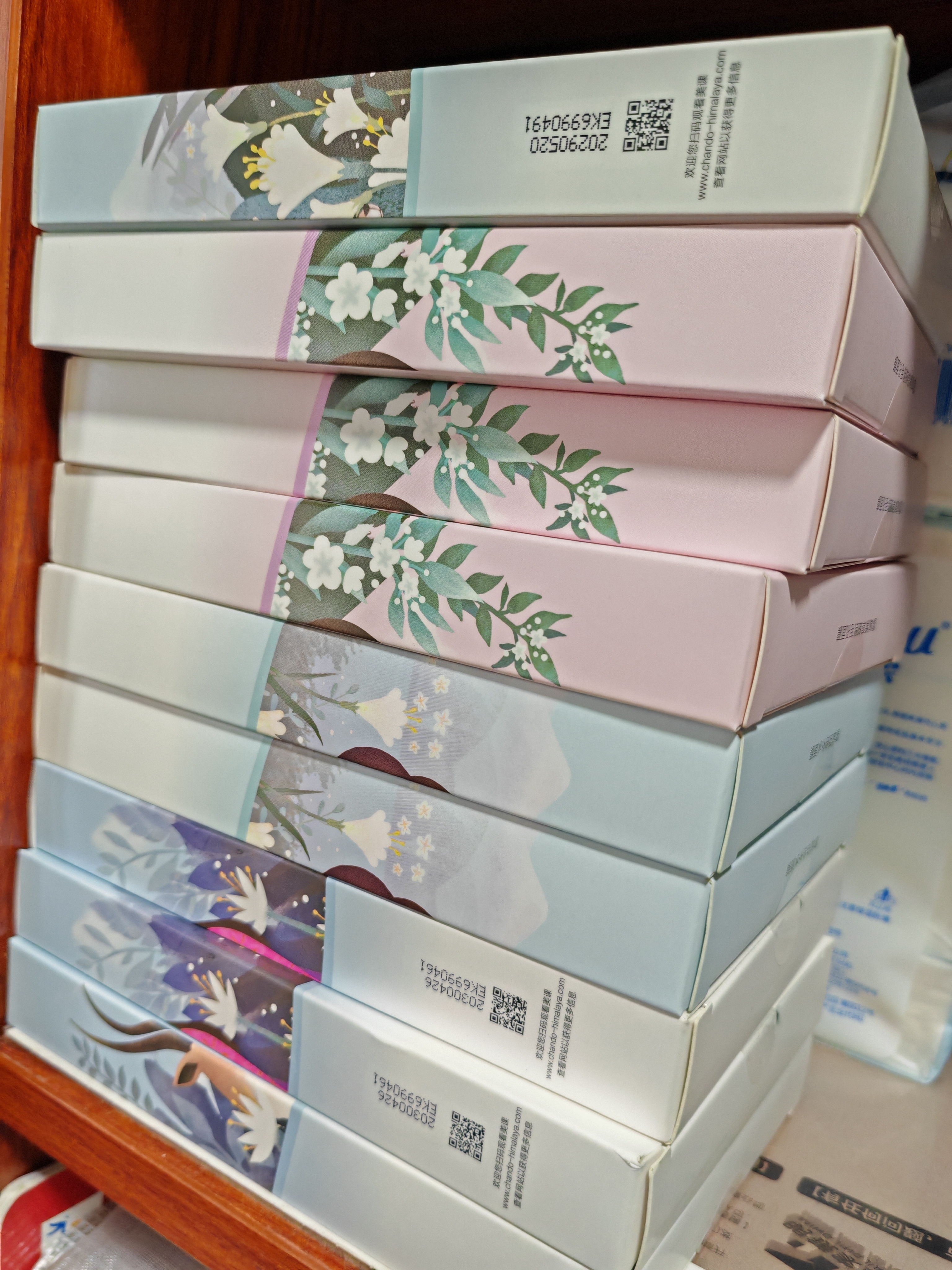 自然堂面膜 喜马拉雅植物补水保湿面膜 舒缓修护提亮收敛毛孔护肤品男女 【邓凯同款】植物面膜 45片 实拍图