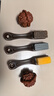 品喻（PINYU）文玩刷子无死角清灰文玩必备核桃刷万毛纳米刷细毛刷软硬刷3把 实拍图