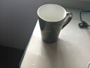 布丁瓷艺星座马克杯带盖勺牛奶咖啡杯家用陶瓷杯子男女情侣喝水杯生日礼物 天秤座（黑） 实拍图