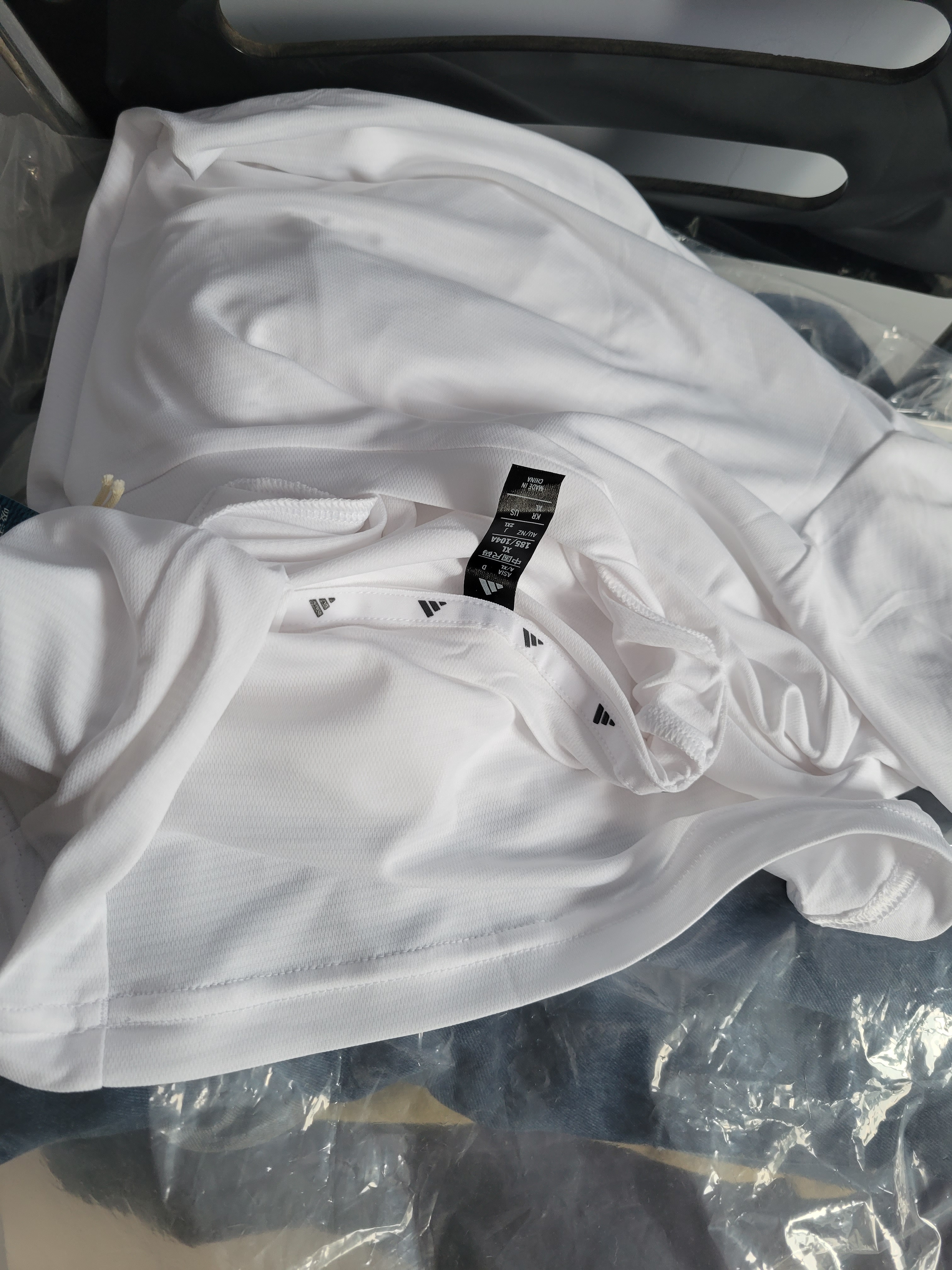 阿迪达斯（adidas）男 训练系列 TR-ES TEE 3S M 短袖T恤 KU8727 白色 2XL 实拍图
