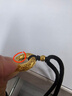 中国黄金（CHINA GOLD）足金吊坠男女款花丝镂空平安扣项链红绳挂坠情人节生日礼物送女友 平安扣吊坠+古法金珠【黑绳】约0.9g 实拍图