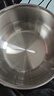 双枪（Suncha）奶锅 316L不锈钢0涂层婴儿宝宝辅食锅小奶锅汤锅煮面锅18cm带盖 实拍图