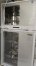 美的（Midea）消毒柜家用 餐具碗柜碗筷消烘一体机 小型立式 婴儿奶瓶 77L三层 高温二星级 80G05 实拍图