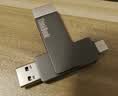 ThinkPad联想Thinkbook 256GB Type-C USB3.1 U盘 读速150MB/s 手机电脑 双接口 u盘办公商务优盘BU100 实拍图
