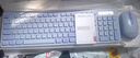 联想（Lenovo）无线键盘鼠标套装 键鼠套装 全尺寸键盘 商务办公 USB 适用笔记本台式机一体机 KN220/T221 紫色 实拍图