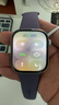 Apple/苹果 Watch S11 智能手表GPS款46毫米银色铝金属表壳雾紫色运动型表带S/M MEVW4CH/B 实拍图