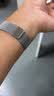 码仕适用华为fit3/4/5/pro手表表带米兰尼斯磁吸扣夏天watch fit3/4手环防水运动腕带银色 实拍图