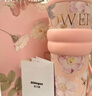 世大家明星同款保温杯女士水杯送女朋友老婆生日礼物高颜值大容量吸管杯 实拍图