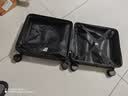 鹃羚行李箱次日达轻便小型登机箱结实耐用旅行箱学生万向轮密码拉杆箱 经典雅黑 18英寸 3节拉杆 实拍图