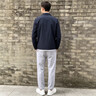 罗蒙外套男秋季商务男士翻领行政夹克上衣干部厅局风爸爸装i8藏青XL 实拍图