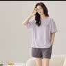 猫人睡衣夏季女士2026新款冰丝宽松短袖短裤可外穿自带胸垫家居服套装 嫩黄自带胸垫 【凉感莫代尔】 M 【建议155-165cm/80-100】 实拍图