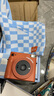 富士instax立拍立得一次成像相机 SQUARE SQ1 潮流方形相机 清新配色 新手易上手 旅行拍照  生日礼物 赭石橙 官配（赠彩色棋盘格配件礼包） 实拍图