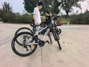 京东京造 XC350山地自行车铝合金禧玛诺21速油压碟刹成年人学生15寸时空银 实拍图