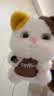 威尔通（WELTSTON）猫咪毛绒玩具公仔玩偶抱枕送送女生朋友生日礼物女包猫屎咖啡摆件 实拍图