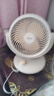 美的（Midea）【小型风扇】轻音台式桌面空气循环扇家用柔风电风扇宿舍办公迷你台扇落地扇空调伴侣 GAF18AD 实拍图