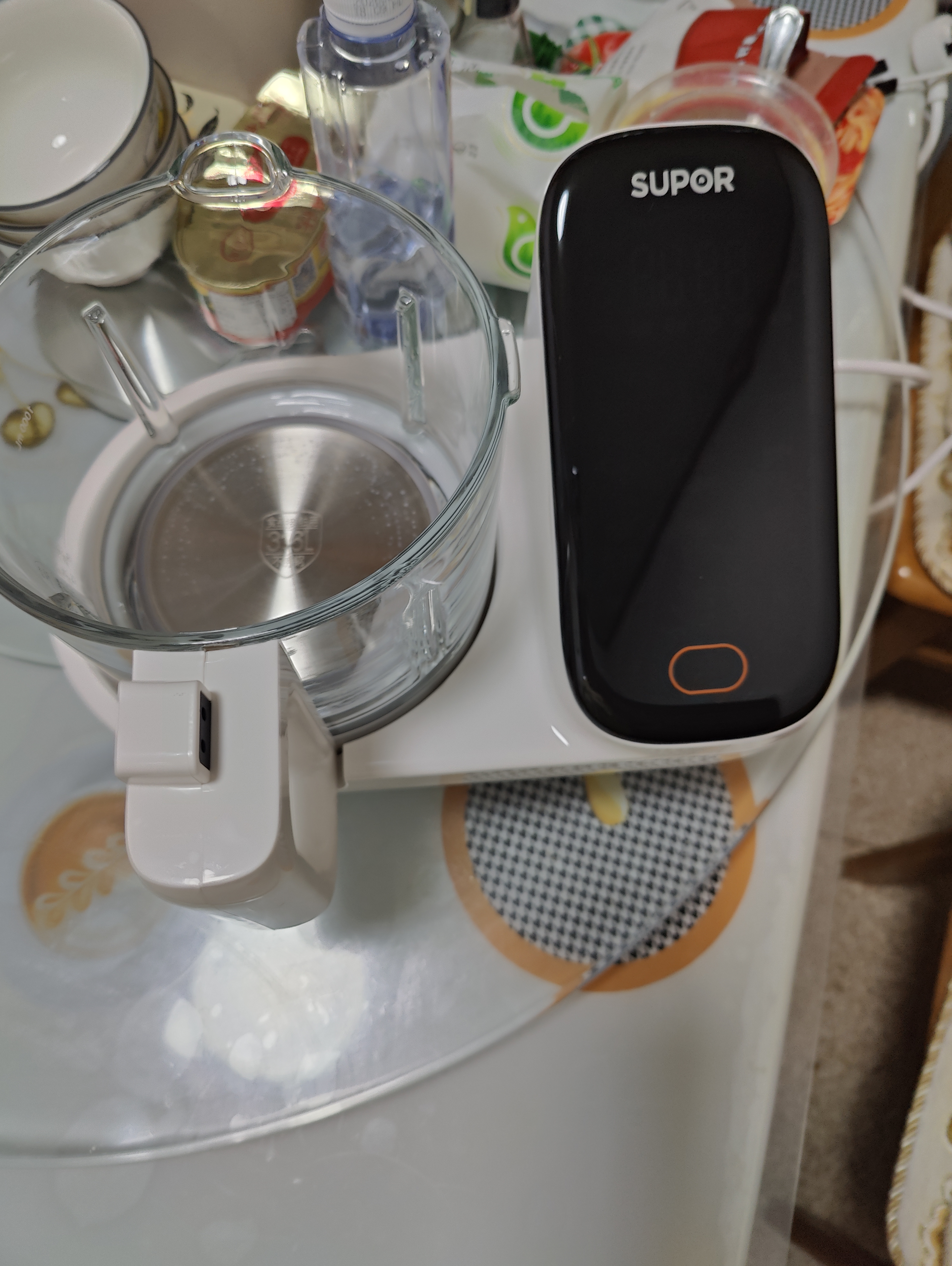 苏泊尔（SUPOR）辅食机婴儿辅食料理机蒸煮搅一体米糊机双杯双刀“热门商品” 实拍图
