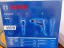 博世（BOSCH）电钻手电钻400瓦功率马达自锁夹头15件附件套装GBM 400 KLE 实拍图