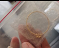 谢瑞麟（TSL）黄金手镯婴儿童双铃铛光面抽拉式足金宝宝BB手镯满月礼物YQ823 约3.8克（工费580元) 实拍图