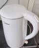美的（Midea）电热水壶食品级304不锈钢自动断电双层防烫全钢无缝1.5L容量 MK-HJ1566 实拍图