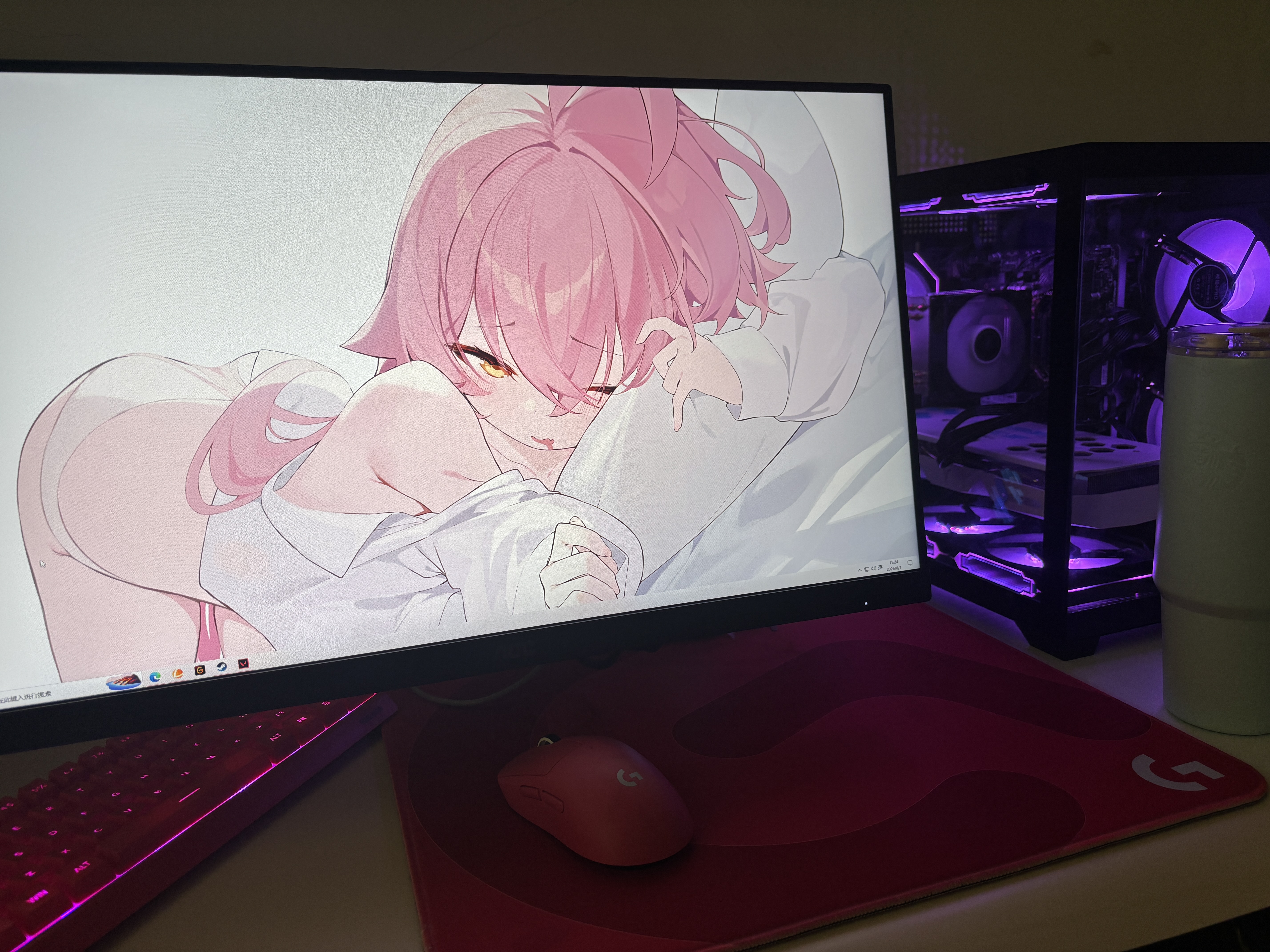 微星品牌游戏主机 酷睿i5 12600KF/14600KF/RTX4060/5060/5060TI海景房主机DIY台式电脑整机组装电脑 配三 主推款 高端14代酷睿I5+RTX5060 实拍图