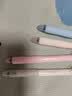 爱好（AIHAO）幸运四叶草旋转解压热可擦静音按动中性笔ST0.5高颜值学生刷题笔练字笔摩易擦笔晶蓝4支装 GP46951 实拍图