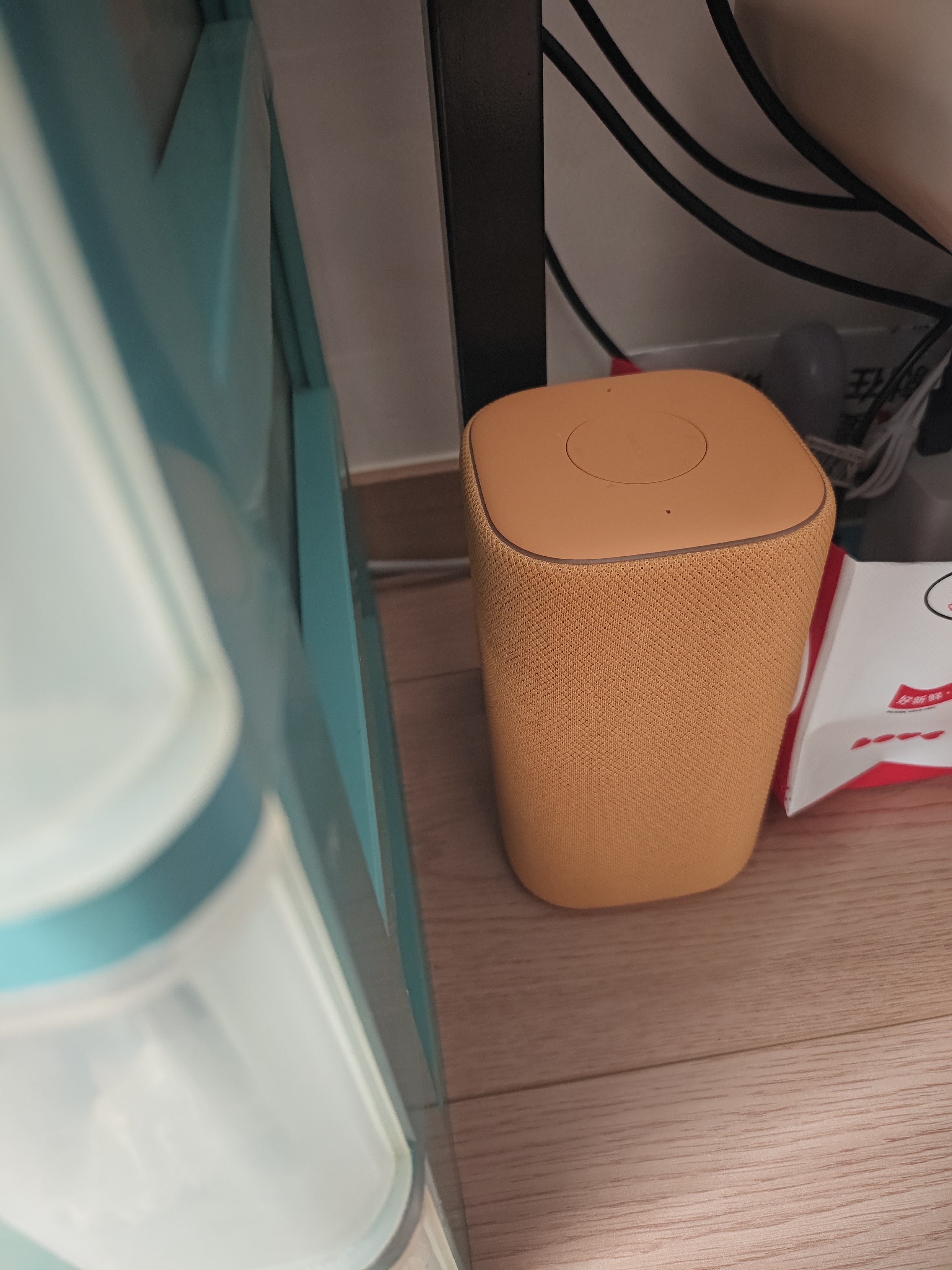 小米（MI）Xiaomi智能音箱音响 黄 超级小爱智能音箱 AI大模型问答 连续指令语控 支持远程备车小米蓝牙音箱 实拍图