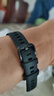 十闪 适用华为手环8表带手环band10/9/8NFC标准版腕带通用智能运动华为手环硅胶8/9/10代表带 幻夜黑 实拍图
