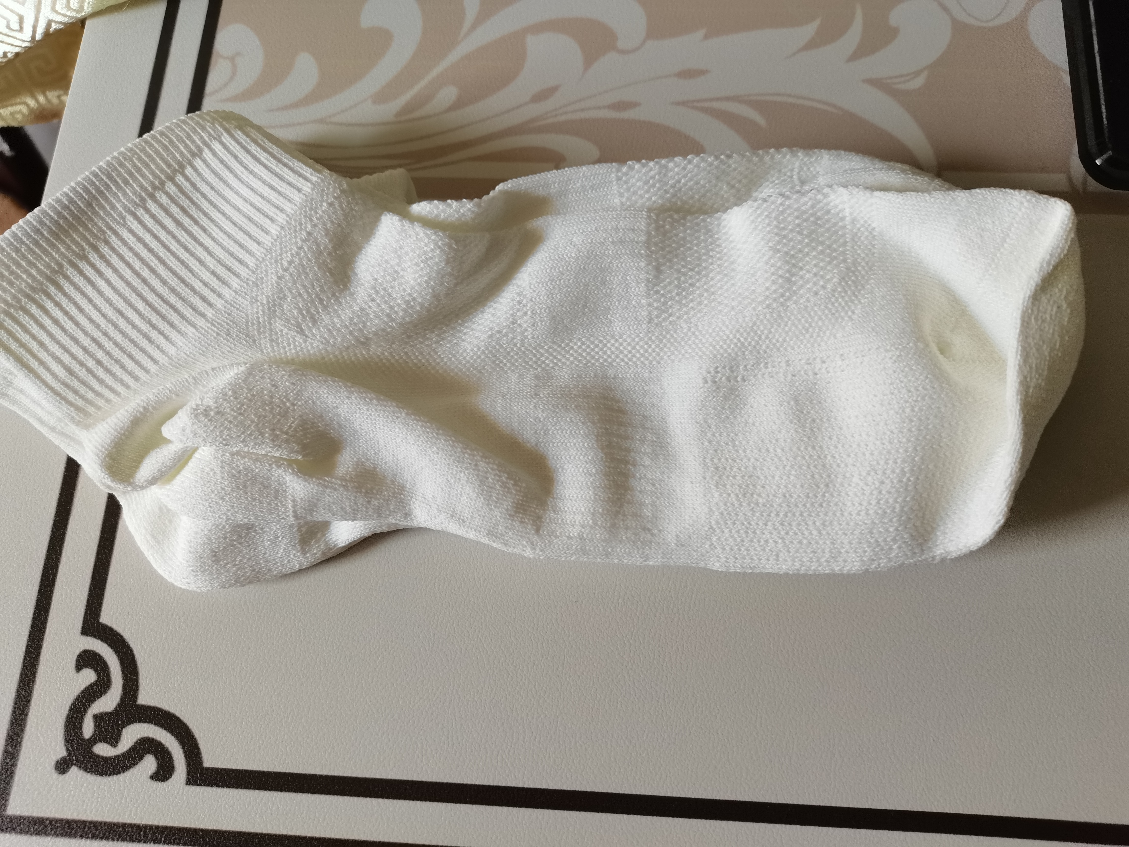 迪卡侬跑步袜吸汗透气速干薄款袜子运动袜短袜3双装5245473 实拍图