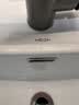 恒洁（HEGII）新中式浴室柜E0级陶瓷一体盆中古风双抽屉(BM2027-95L1胡桃灰智能 实拍图