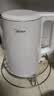美的（Midea）电热水壶食品级304不锈钢自动断电双层防烫全钢无缝1.5L容量 MK-HJ1566 实拍图