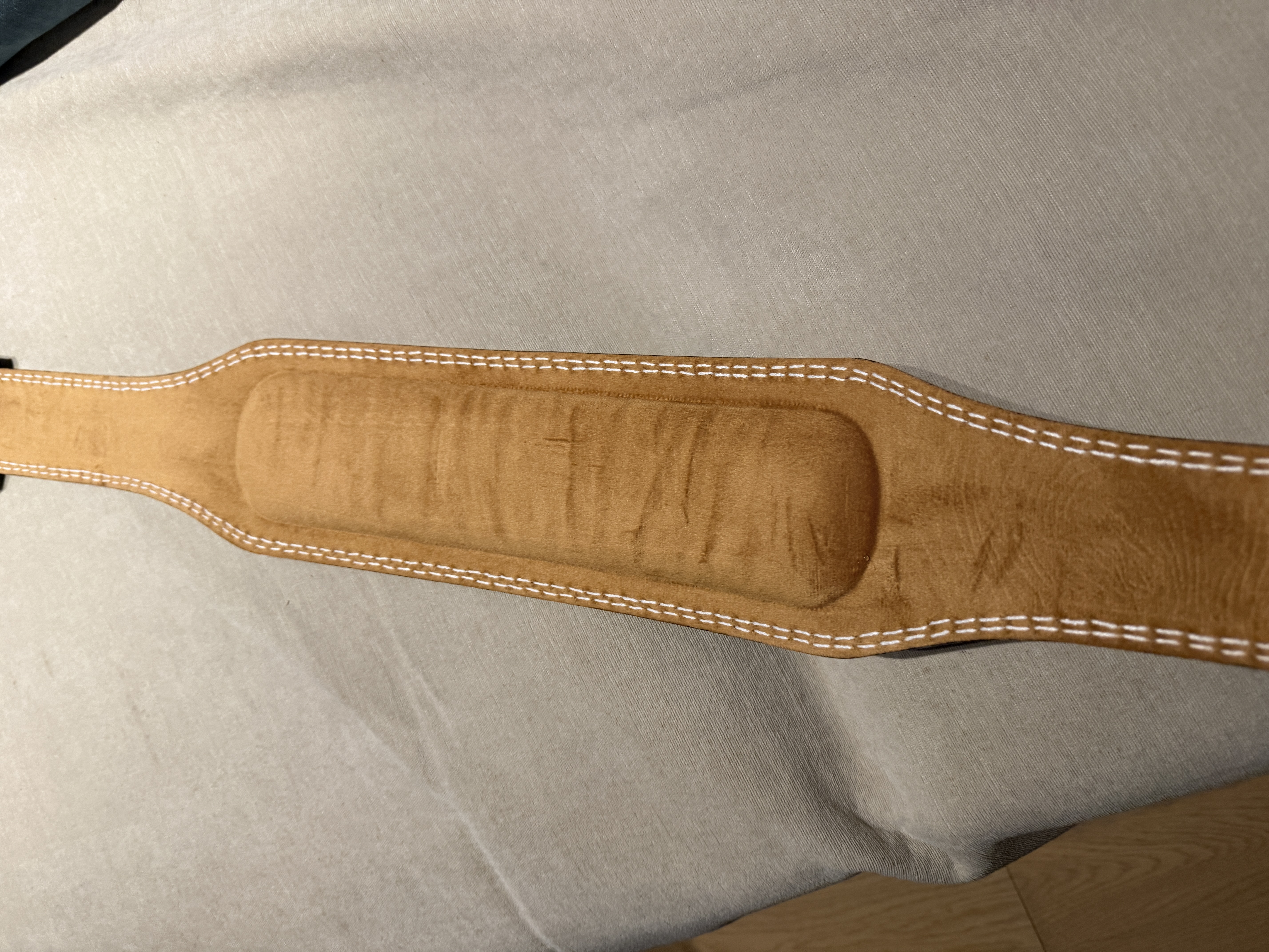 GINGPAI SPORT健身腰带举重深蹲硬拉护腰带男女专业力量运动训练护具 【单层牛皮-10CM窄背】黑色 L（腰围：85-100cm/2尺6-3尺） 实拍图