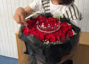 来一客情人节鲜花速递99朵红玫瑰花束生日礼物表白送女友全国同城配送 99朵红玫瑰女神款 实拍图