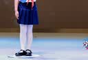 衣诺坊女童百褶短裙酒红带安全裤六一演出合唱服藏青色表演裙子女生裙子 实拍图