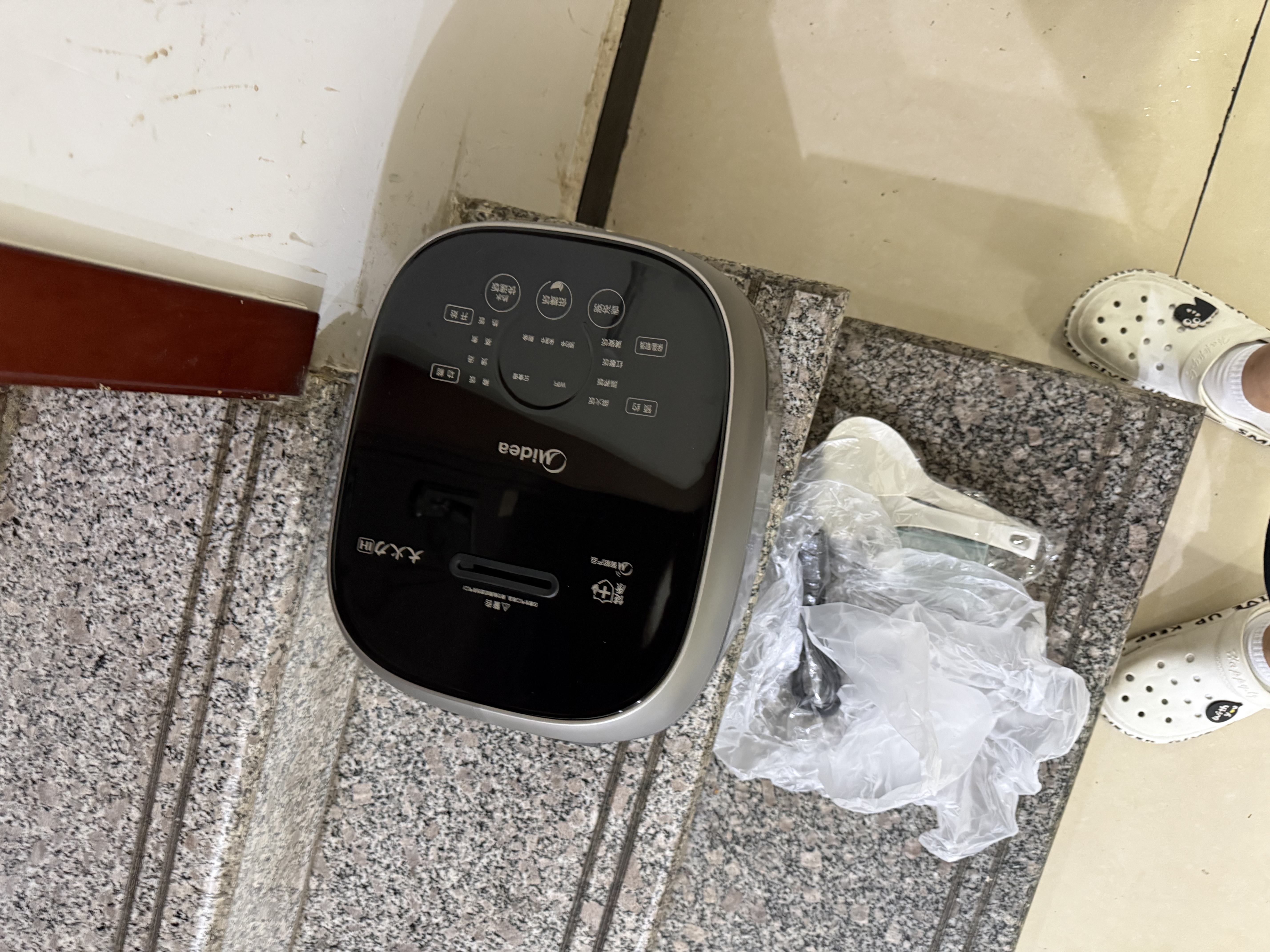 美的（Midea）低糖电饭煲 IH电饭锅立体加热 智能米汤分离沥米饭家用不粘锅4L 低卡降还原糖蒸米饭锅WIFI智控S60 实拍图