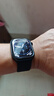 MSSM适用苹果手表表带apple watch S11/S10硅胶磁吸表带iwatch s9/8/se3/Ultra3回环运动表带 黑色 实拍图