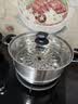 美厨（MAXCOOK）蒸锅 304不锈钢28cm单层蒸锅 加厚复合底燃气灶炉电磁炉通用 实拍图