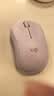 罗技（Logitech）M221轻音鼠标 无线鼠标 办公鼠标 对称鼠标 带无线微型接收器 茱萸粉 实拍图