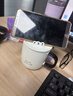 品喻（PINYU）马克杯陶瓷带盖勺茶杯家用咖啡杯高颜值水杯男女情侣杯子猫咪白色 实拍图