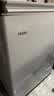 海尔（Haier）142L单温小冰箱冰柜小型家用小冰柜冷柜冷冻冷藏转换一级能效深冷减霜大容量BC/BD-142GHW9D 实拍图