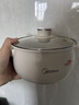 美的（Midea）电煮锅 电火锅 电热锅 电炒锅 分体式可拆洗 2.6L小电锅 学生宿舍多功能锅泡面锅 XZC2088S 配蒸笼 实拍图
