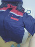 宏安途工作服棉袄棉衣工装男劳保服防风反光条冬季工程服活里活面棉服 红色+藏蓝上衣 175/XL 实拍图