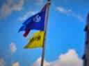 韵竺旗帜定制定做刀旗彩旗飘旗红旗导游旗子办公户外广告旗帜定制公司厂旗队旗班旗校旗园旗手摇旗设计 双喷无色差工艺 3号旗帜（192*128厘米） 实拍图