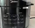 美的（Midea）电压力锅0涂层5L家用大容量智能钢胆大屏操控智能开盖煮双胆电饭煲适用4-6人E5915G京东自营 实拍图